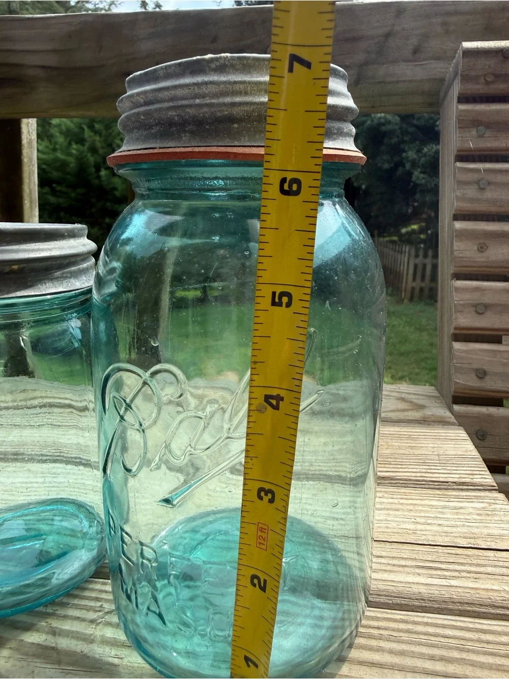 Ball Aqua Glass Mason Jar Collection - Set of 4